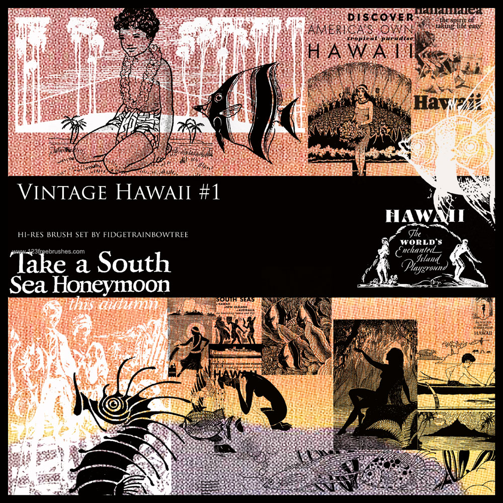 Vintage Hawaii Set 1