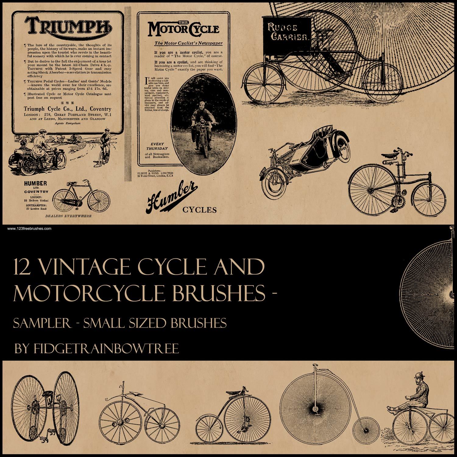 Vintage Penny-Farthing Bicycle