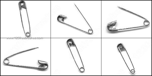 Safety Pin Brushes
