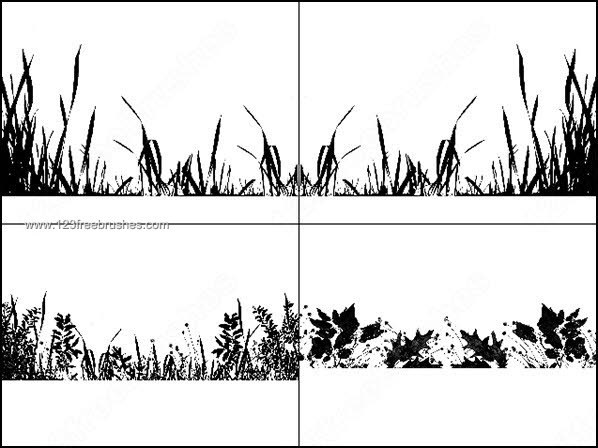 Grass Meadow Photoshop Free Brushes