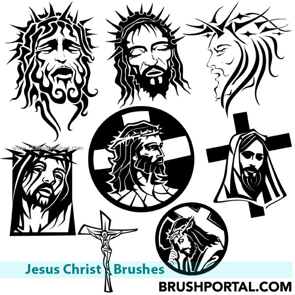 Jesus Christ Photoshop Brushes