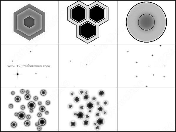 Polygon – Circle Shapes Brushes