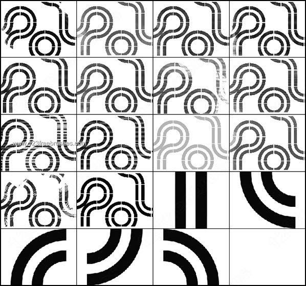 Tech Race Lines Brushes Photoshop