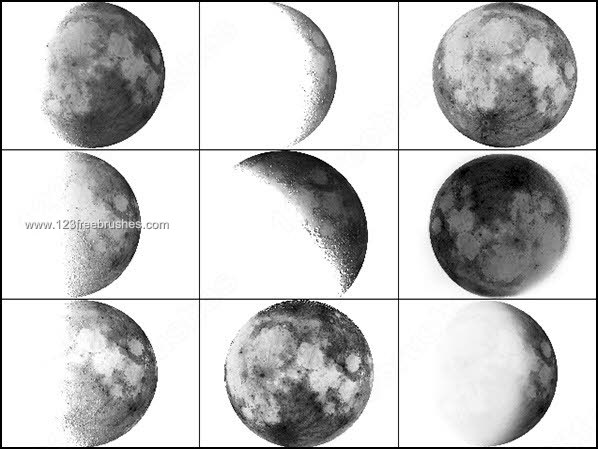 Moon Brushes Photoshop