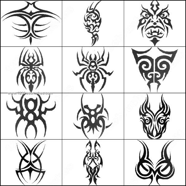 Free Download Brushes Tribal Photoshop