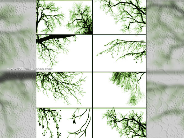 brush photoshop tree