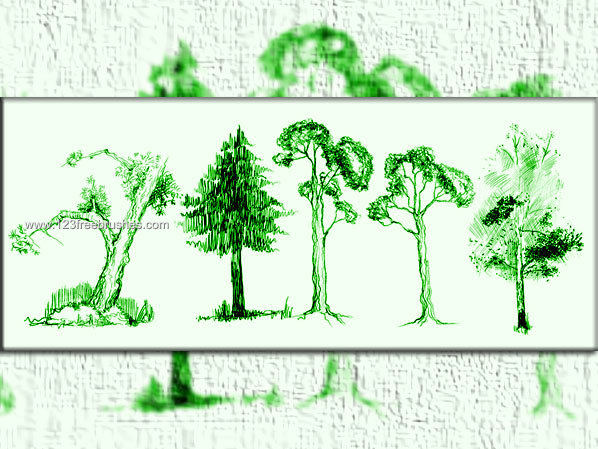 Doodles Tree Brushes Download